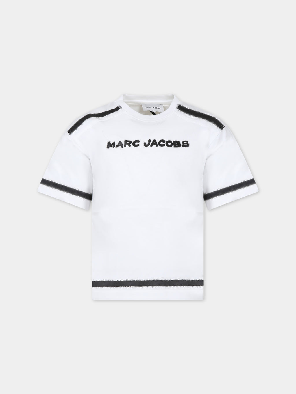 White t-shirt for kids with logo